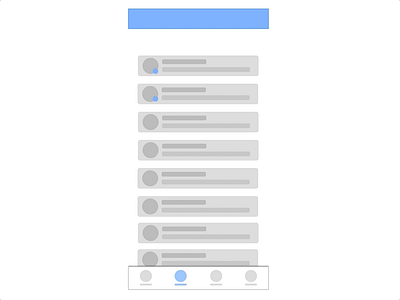 Messaging app - #01 Animation Wireframe animation invisionstudio sketch wireframe