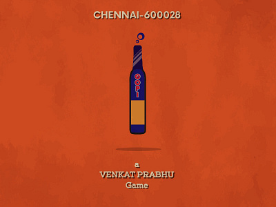 Minimalist Movie Poster chennai28 cricket debut designteam designthursday graphicdesign minimalistposter movie reportbee venkatprabhu