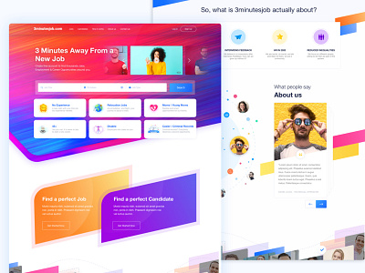 Landing Page - Job Search Platform