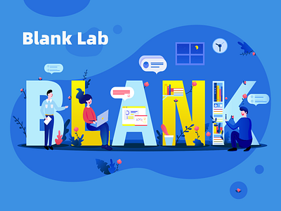 Blank Lab illustration