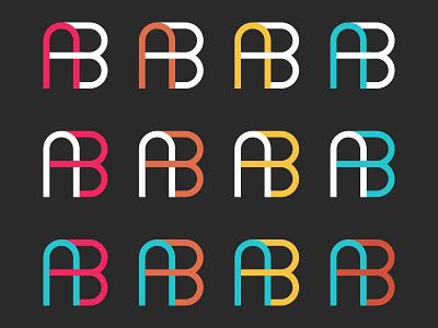 AB Initials logo