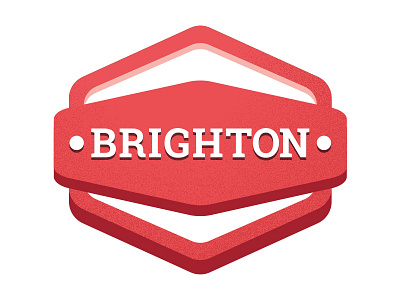 Brighton Badge badge brighton hove illustration salt and pepper uk