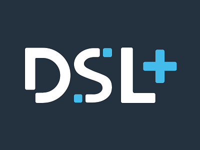 Dsl Plus dsl illustrator internet logo minimal