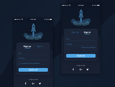 Sign up form dailyui