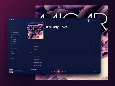 New concept of Spotify