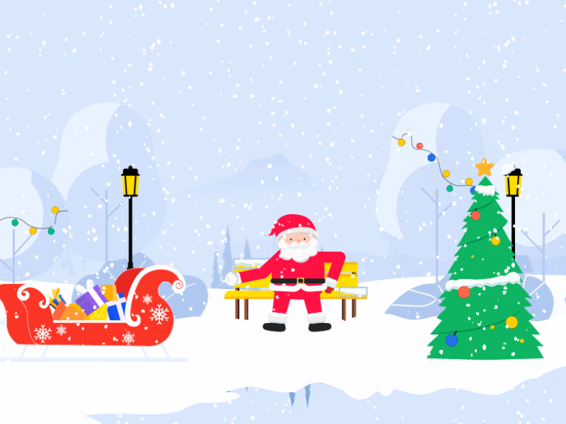 Merry Christmas! christmastree freelancer fun holiday merry merrychristmas santa snow winter