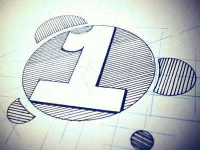 Number 1 1 drawing drawing a day numbers pen