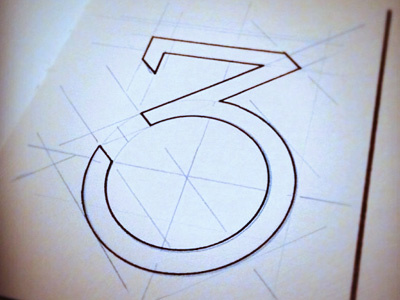 Number 3 3 drawing drawing a day numbers pen
