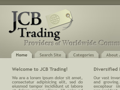 JCB Trading design layers photoshop toolbar