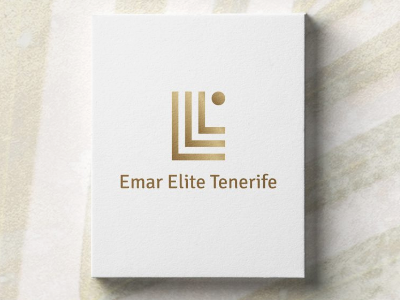 Logo design for the real estate agency agency branding estate gold leaf logo luxury minimal nature real sun tenerife