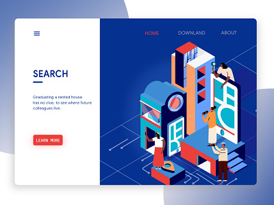 search app building design illustration illustration ui ux design illustrations web