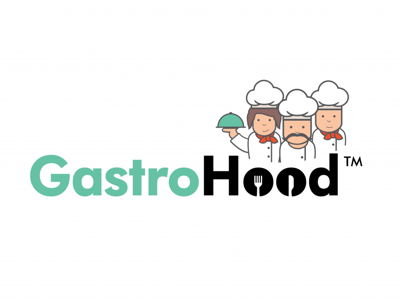 Gastrohood cook gastrohood gastronomy graphic design logo logo design