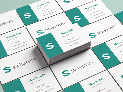 Swissrom business cards