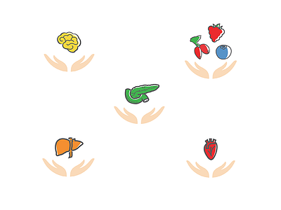 Tea package icons