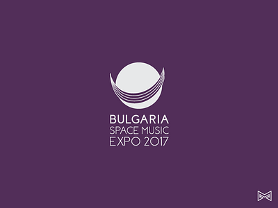 Bulgaria space music expo logo design bulgaria design expo illustration lineart logo music planet space vector