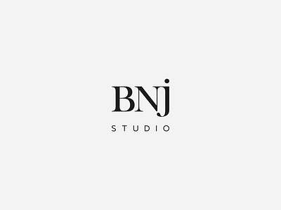 Bonjour studio logo black bonjour french letter logo logos monogram serif typo typography white word