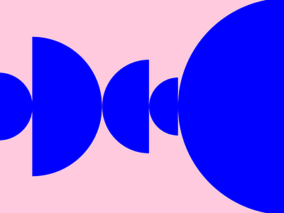 Shapes - Blue & Pink circles shapes