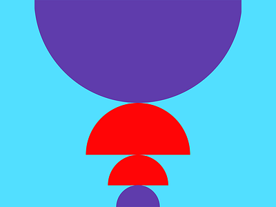 Shapes - Purple, Red and blue circles shapes