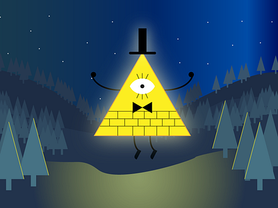 Gravity Falls Bill (Билл Шифр) art billcypher character gravityfalls illustration