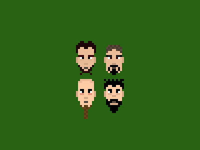 System of a Down pixel art