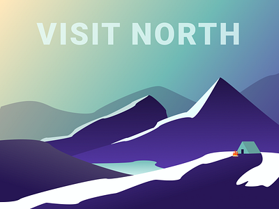 Visit North poster