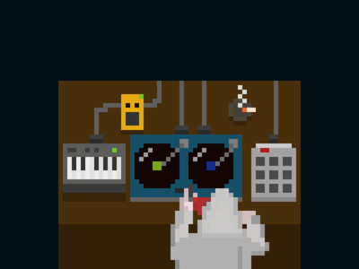 Turntables pixel art