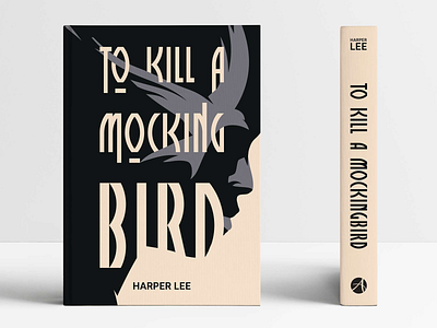 To Kill a Mockingbird BOOK COVER adobe illustrator artwork book cover conceptual conceptual illustration custom type face illustration portrait typography vector vector illustration