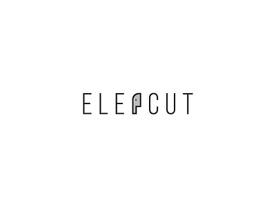 E L E P C U T brand brand identity branding creativelogo cut cutting design designer elepcut elephant elephant logo knife logo logo design logo designer logoawesome logotype typography