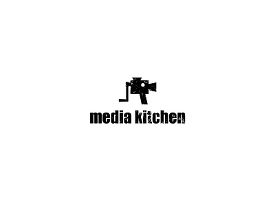 Media Kitchen brand branding camera creative creativelogo design designer icon kitchen logo logo design logo designer logoawesome logotype media mincing machine modern move symbol typography