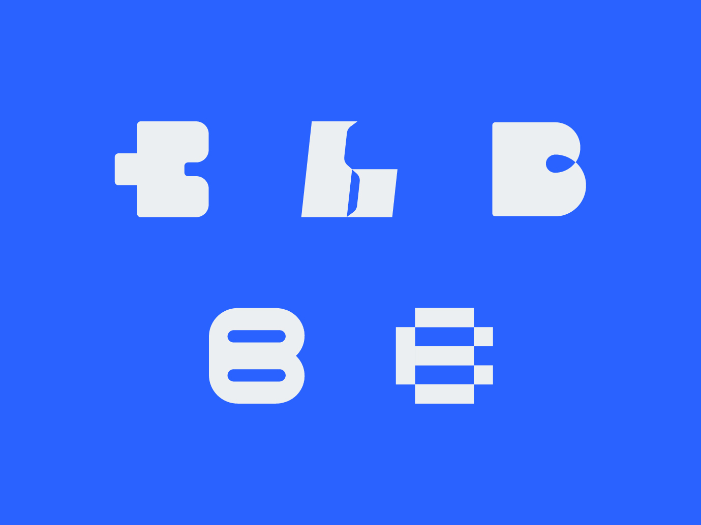 B Typography Experiment By Orkhan Huseynzade On Dribbble