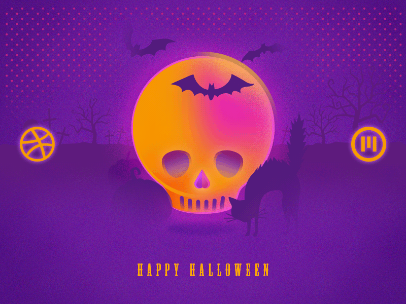 Late Halloween Greeting greeting halloween late skull