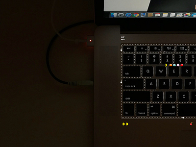 Mac-Pac-Man apple bandai computer digital foods game ghost lappy mac macbook macbookpro namco pacman retro ui ux