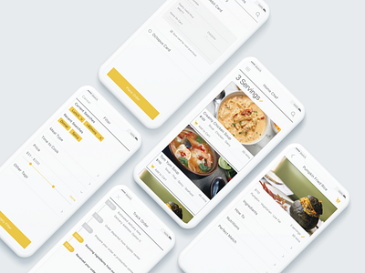 Mobile App Design - Home Chef