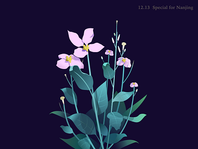 02 Purple Grass illustration