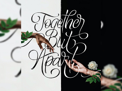 Together calligraphy design handlettering illustration lettering typedesign typography vector