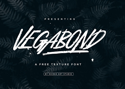 Vegabond - a FREE brush font. branding brushfont font freefont lettering type typedesign typeface typography