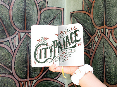 Citypalace calligraphy handlettering lettering typedesign typography