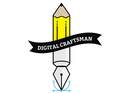 Digitalcraftsman craftsman icon pencil sketch tshirt