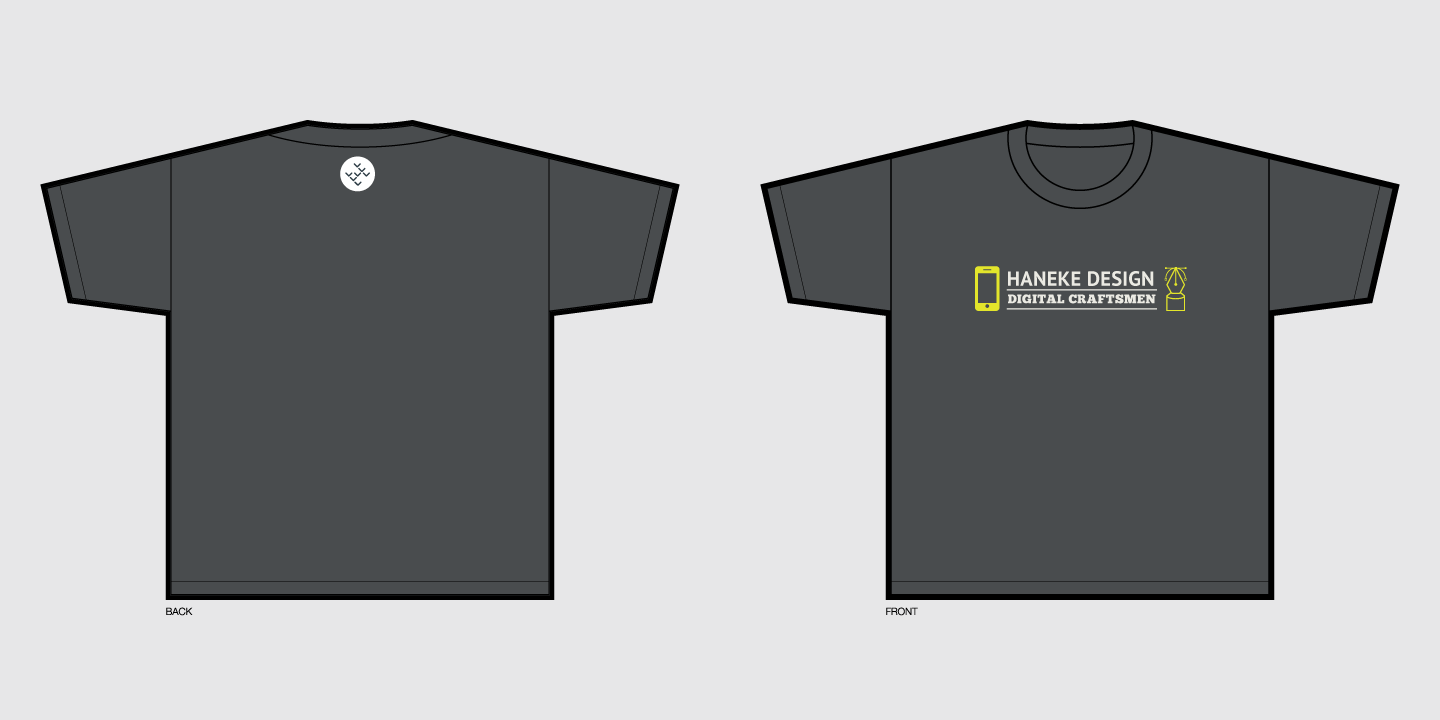 Haneke Design T-shirt by daniel for Haneke Design on Dribbble