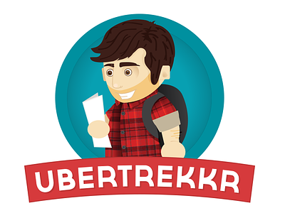 Uberdribble character guide icon logo lumber jack