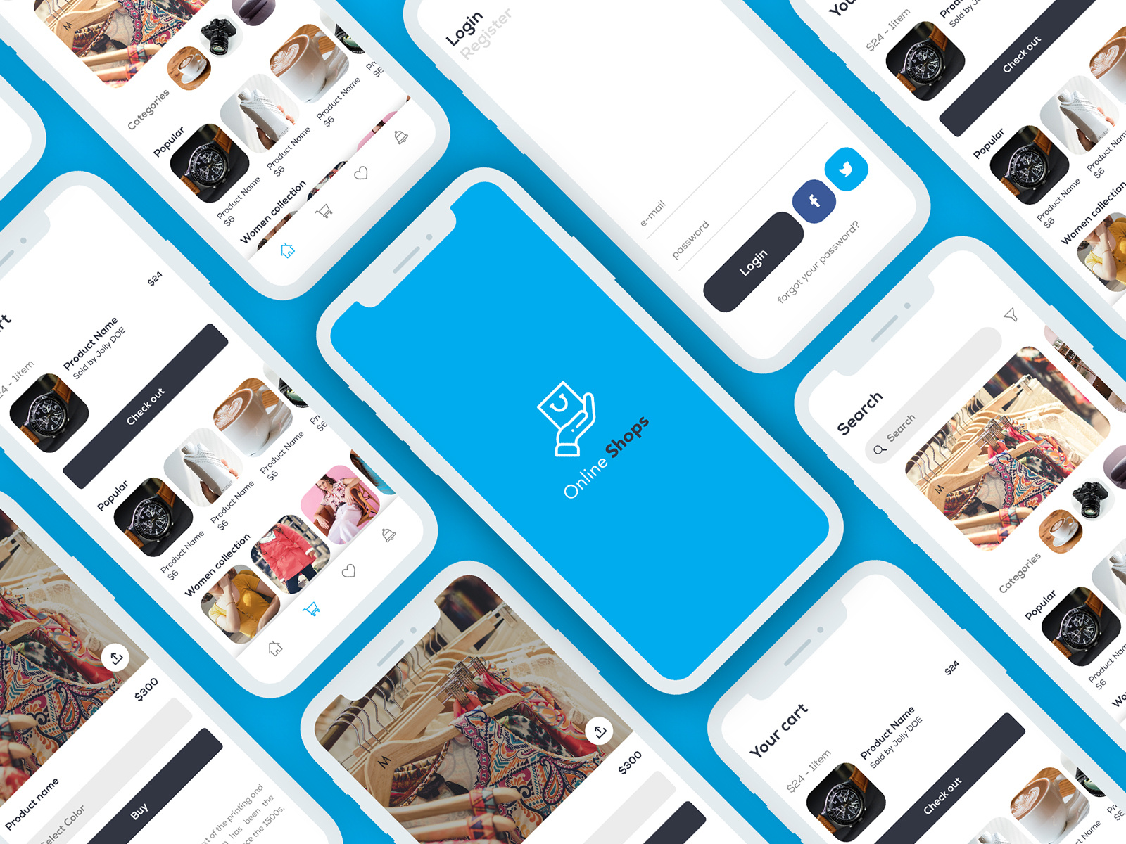 Best Online Shopping Mobile Apps by Jagul Patel on Dribbble