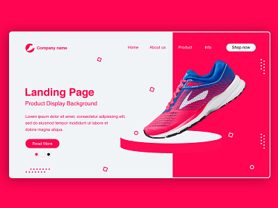 Shoes Website Landing Page landing page shoes website website design