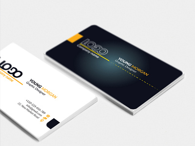 Dynamic Business Card Design advertisement advertising branding business corporate design illustration marketing modern