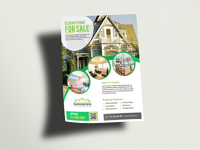 Real Estate Flyer Template Fully Editable a4 advertisement advertising agent business business flyer corporate design flyer marketing modern
