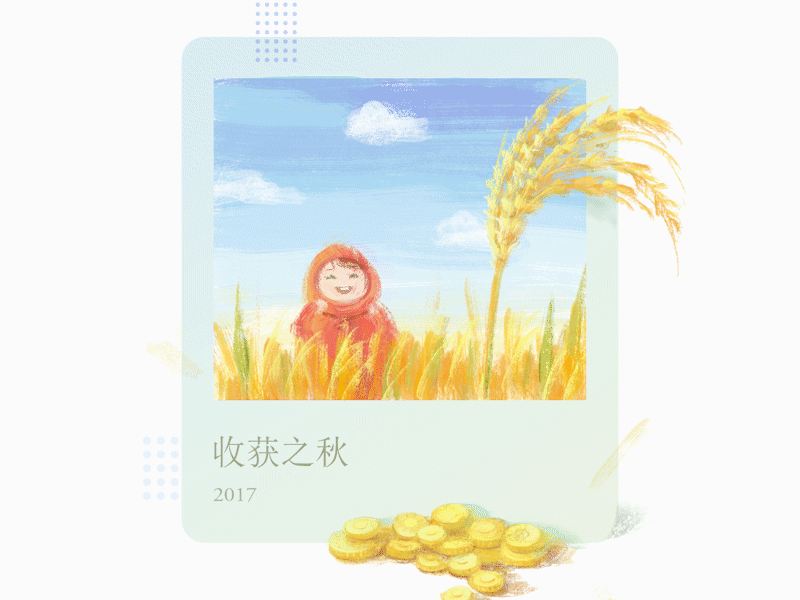 Golden Autumn animation autumn financial