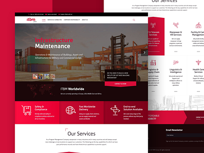 itbm group website redesign