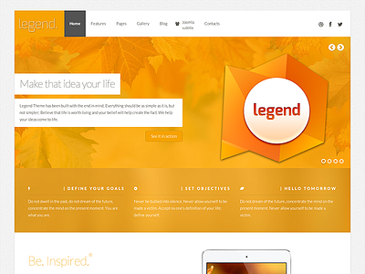 Legend Joomla Template