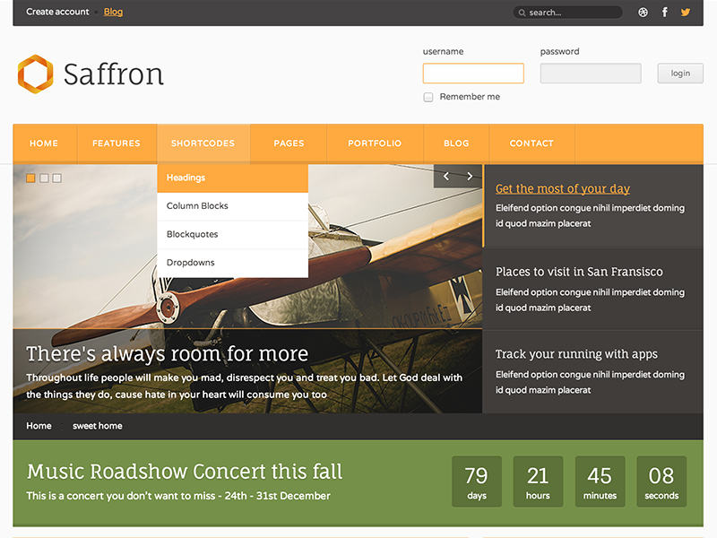 Saffron Home Page by Joel Mbugua on Dribbble
