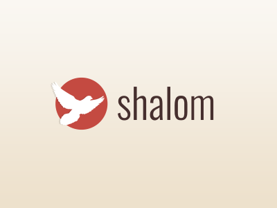 Shalom. Peace. charity church design joomla logo shalom template ui wordpress