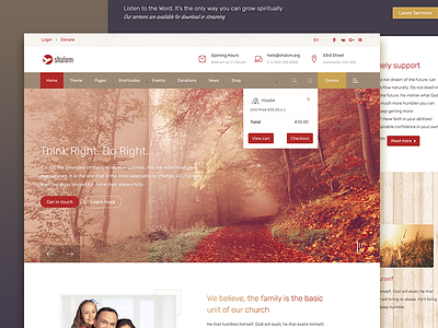 Buckle - Church demo charity church donate joomla peace shalom ux wordpress